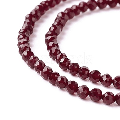Transparent Glass Beads Strands GLAA-C019-01B-09-1