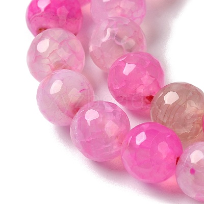 Dyed & Heated Natural Dragon Veins Agate Beads Strands G-P539-A01-06-1