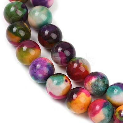 Natural Agate Beads Strands G-NH0001-G14-01-1
