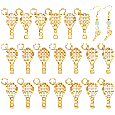 20Pcs Sports Brass Pendants KK-PH0014-26-1