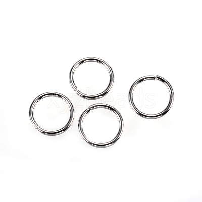 Tarnish Resistant 304 Stainless Steel Open Jump Rings STAS-E147-41P-8mm-1