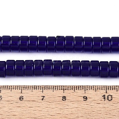 Transparent Glass Beads Strands GLAA-N026-4x8mm-T05-1