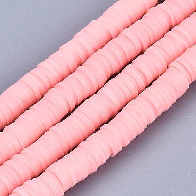 Handmade Polymer Clay Beads X-CLAY-R067-6.0mm-18-1