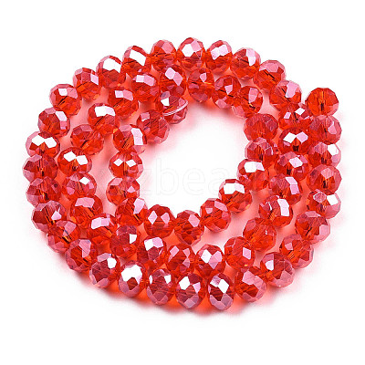 Electroplate Glass Beads Strands LS-EGLA-A034-T2mm-A27-1