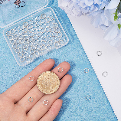 120Pcs Brass Split Rings KK-BBC0023-11B-1