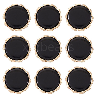 10Pcs Alloy Resin Shank Buttons BUTT-TA0001-36A-1