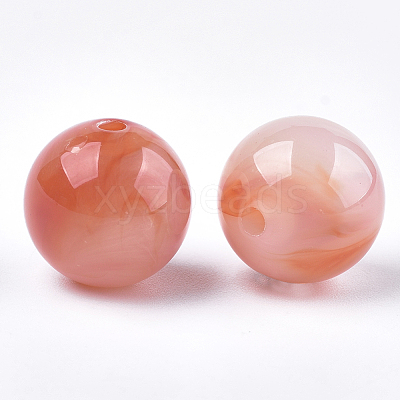 Acrylic Beads OACR-S029-060F-03-1