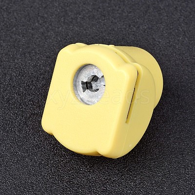 Random Single Color or Random Mixed Color Mini Plastic Craft Paper Punch Sets for Scrapbooking & Paper Crafts LS-AJEW-L051-04-1