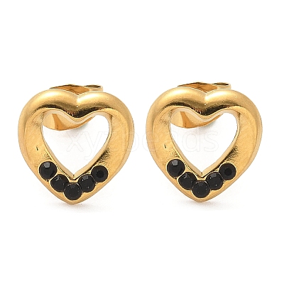 304 Stainless Steel Stud Earrings EJEW-F361-04G-1
