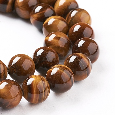 Natural Tiger Eye Beads Strands Z0RQS011-1