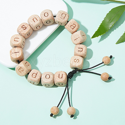 Natural Wood Beads WOOD-WH0112-73B-1