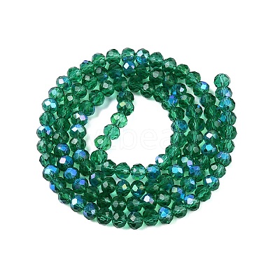 Electroplate Glass Beads Strands X-EGLA-A044-T4mm-L18-1