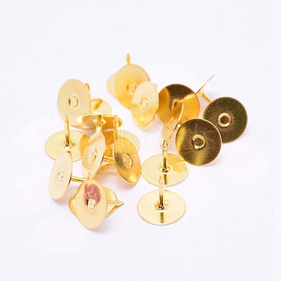 Environment-friendly Brass Head Pins KK-WH0034-50G-1