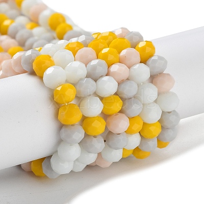 Glass Beads Strands EGLA-A034-M6mm-39-1