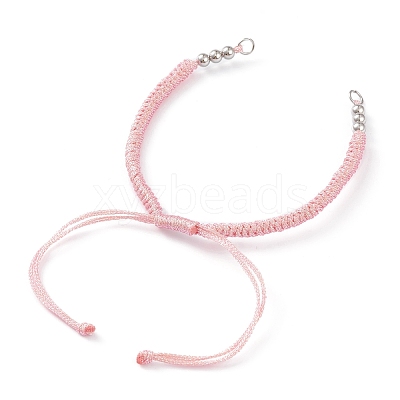 Adjustable Braided Polyester Cord Bracelet Making AJEW-JB00849-03-1