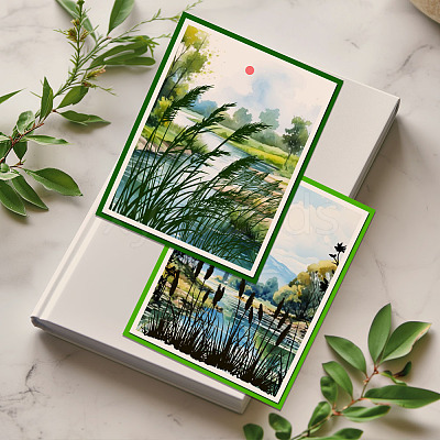 Summer Theme PVC Plastic Clear Stamps DIY-WH0631-0375-1