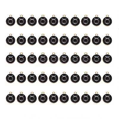 Alloy Enamel Pendants ENAM-SZ0001-27C-C-1
