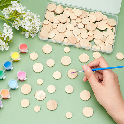 120Pcs 3 Styles Wooden Beads WOOD-PH0009-49-1