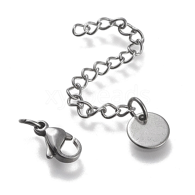 Tarnish Resistant 304 Stainless Steel Chain Extender X-STAS-K195-28P-1