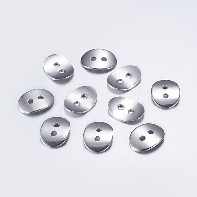 Tarnish Resistant 304 Stainless Steel Buttons STAS-L198-04P-1