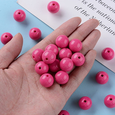 Opaque Acrylic Beads MACR-S370-C16mm-A13-1