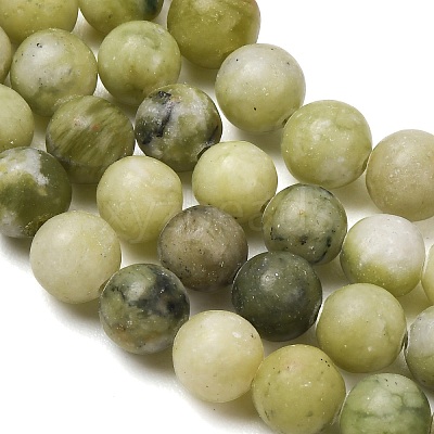 Natural Chinese Southern Jade Beads Strands G-F591-08A-01-1