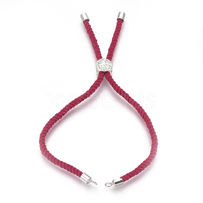 Cotton Cord Bracelet Making KK-F758-03-P-1