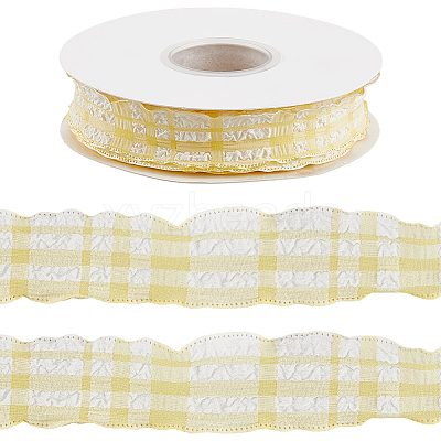 Cloth Plaid Ribbon OCOR-WH20071-001A-1