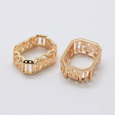 Brass Sew on Prong Settings KK-E753-07LG-10x14-1