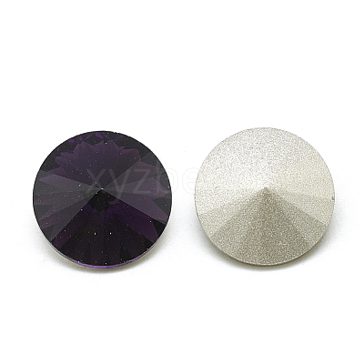 Pointed Back Glass Rhinestone Cabochons RGLA-T086-6mm-16-1
