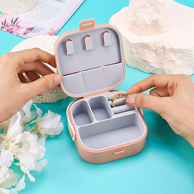 Square PU Leather & PP & Silicone Jewelry Set Box AJEW-TAC0014-13C-1