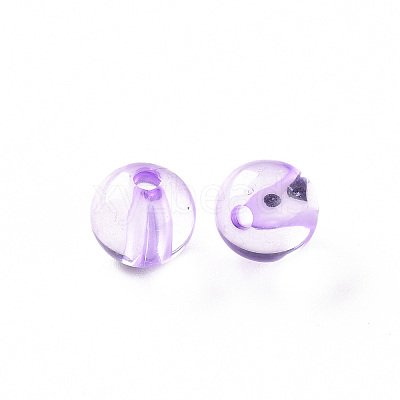 Transparent Acrylic Beads X-MACR-S370-A10mm-746-1