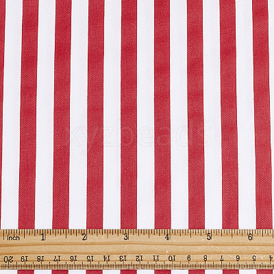 Cotton Fabric with Strip Pattern DIY-PH0037-96D-1