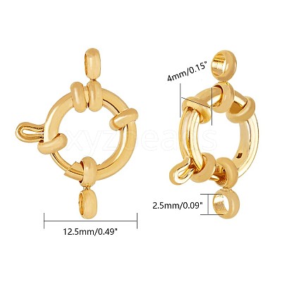304 Stainless Steel Spring Ring Clasps STAS-G190-17G-1