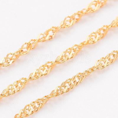 Ion Plating(IP) 304 Stainless Steel Singapore Chains CHS-H007-12G-1