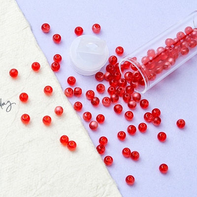 6/0 Transparent Glass Seed Beads SEED-YW0002-11A-1
