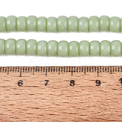 Opaque Glass Beads Strands GLAA-NH0002-B01-C11-1