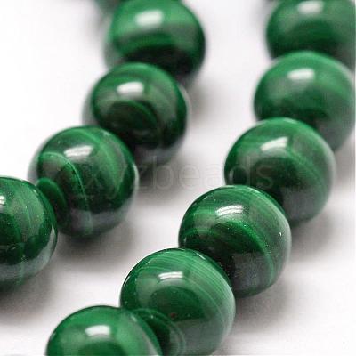 Natural Malachite Bead Strands G-O143-10-6mm-1