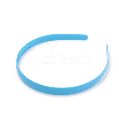 Hair Accessories Plain Plastic Hair Band Findings OHAR-N005-01A-1