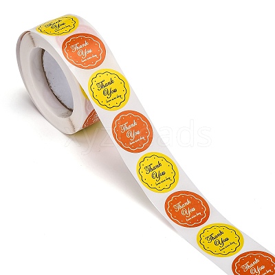 1 Inch Thank You Stickers LS-DIY-G013-A15-1