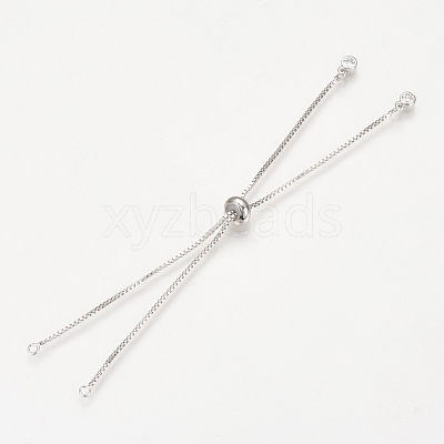 Brass Slider Bracelets Making MAK-R025-02P-1