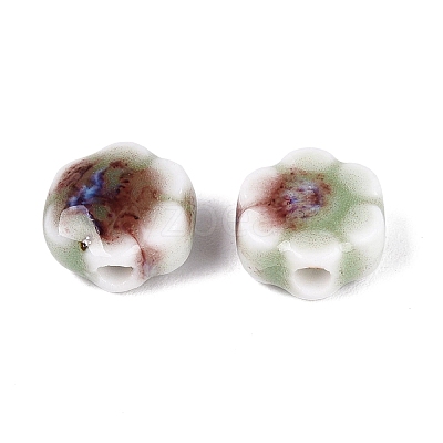 Vintage Handmade Porcelain Beads PORC-N013-25-14-1