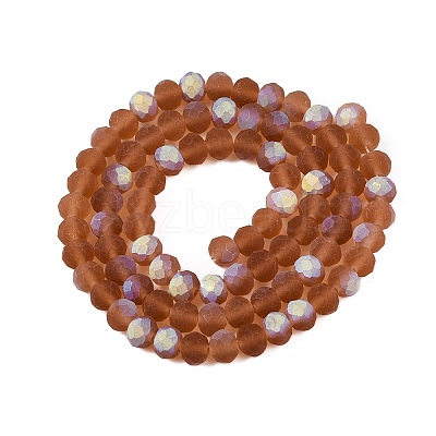 Transparent Glass Beads Strands LS-EGLA-A044-T6mm-MB04-1