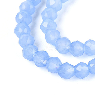 Imitation Jade Glass Beads Strands GLAA-T028-4mm-11-1