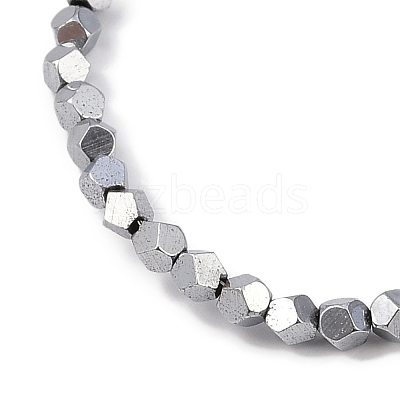 Electroplated Synthetic Non-magnetic Hematite Beads Strands G-A234-G03-01B-1