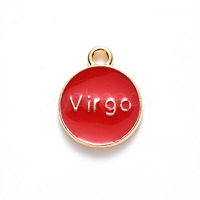 Alloy Enamel Pendants ENAM-SZ0001-27B-B-1