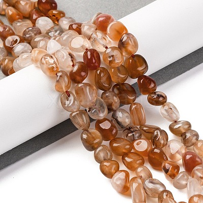 Natural Red Agate Beads Strands LS-G-G146-A25-01-1