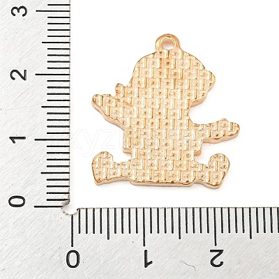 Christmas Theme Alloy Enamel Pendants ENAM-M221-01KCG-01-1