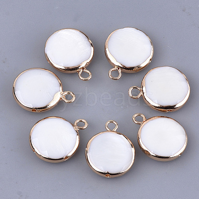 Freshwater Shell Pendants SHEL-T012-56-1