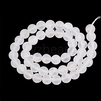 Natural Quartz Crystal Beads Strands X-G-T106-329-1